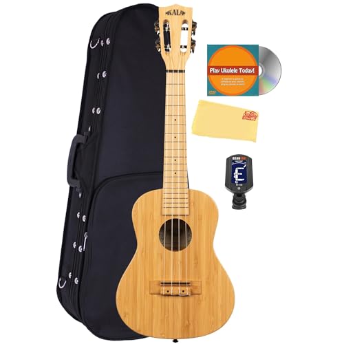 Kala KA-BMB-C Bamboo Concert Ukulele w/ Hard Case