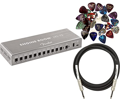 Fender Engine Room LVL12 Power Supply w/ Instrument Cable
