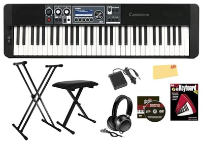 Casio CT-S500 Casiotone 61-Key Portable Keyboard w/ Adjustable Bench