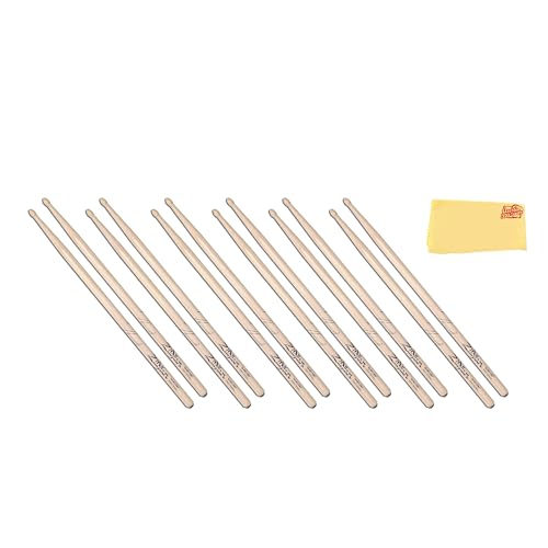 Zildjian 5A Anti-Vibe Wood Drumsticks - 6 Pack