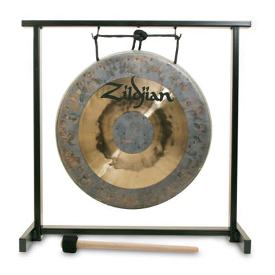 Zildjian P0565 12" Traditional Gong and Table-Top Stand Set