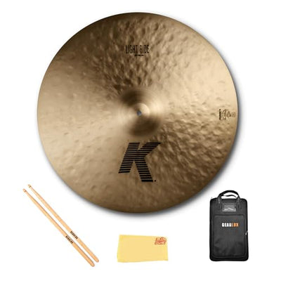 Zildjian K0832 22" K Light Ride Cymbal w/ Drumstick Bag
