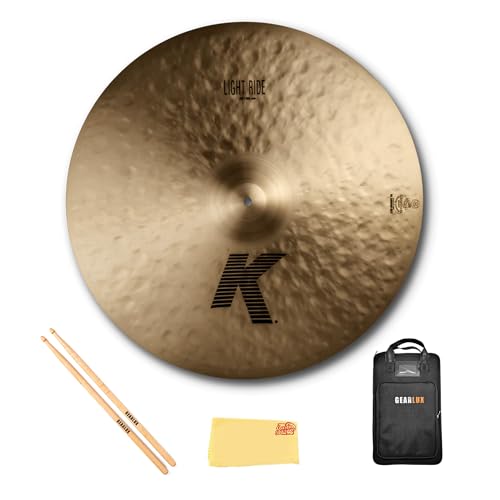 Zildjian K0832 22" K Light Ride Cymbal w/ Drumstick Bag