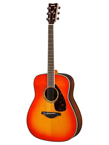 Yamaha FG830 Solid Top Folk Acoustic Guitar - Autumn Burst