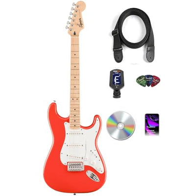 Fender Squier Sonic Stratocaster - Fiesta Red w/ Tuner