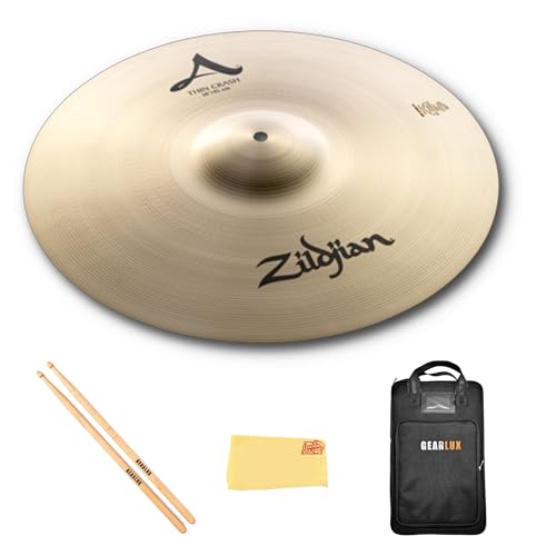 Zildjian A0225 18" A Thin Crash Cymbal w/ Drumstick Bag
