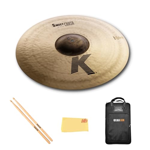 Zildjian K0712 20" K Sweet Crash Cymbal w/ Drumstick Bag
