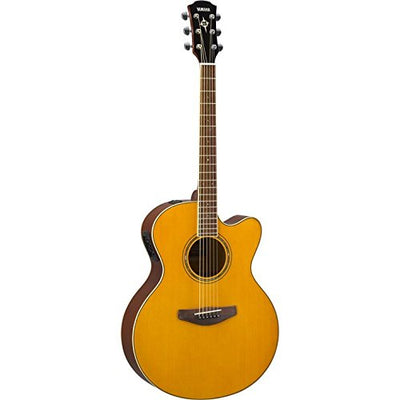 Yamaha CPX600 Acoustic-Electric Guitar - Vintage Tint w/ Hard Case