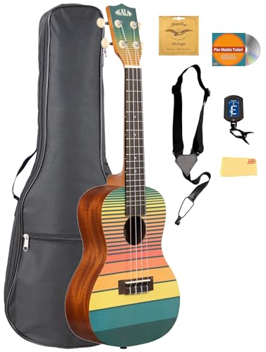 Kala KA-SURF-DAWNPATROL Surfboard Dawn Patrol Concert Ukulele w/ Gig Bag