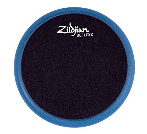 Zildjian ZXPPRCB06 6-Inch Reflexx Dual-Sided Conditioning Practice Pad - Blue