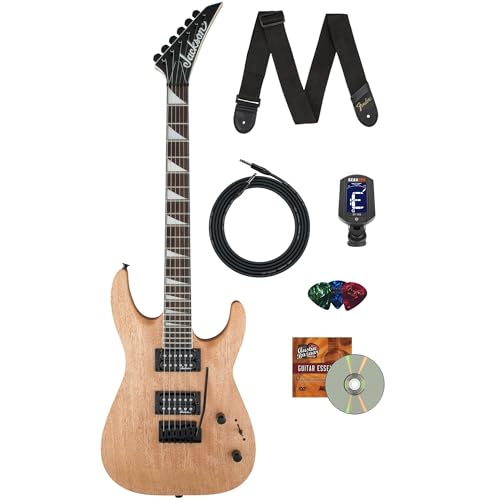 Jackson JS Series Dinky Arch Top JS22 DKA Electric Guitar - Natural Oil w/ Instrument Cable