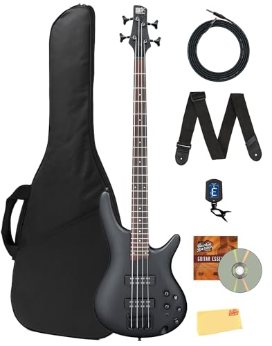 Ibanez SR300E SR Standard Electric Bass - Weathered Black w/ Gig Bag