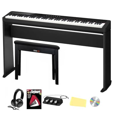Casio PX-S5000 Privia Slim Digital Piano - Black w/ SP-34 Pedal