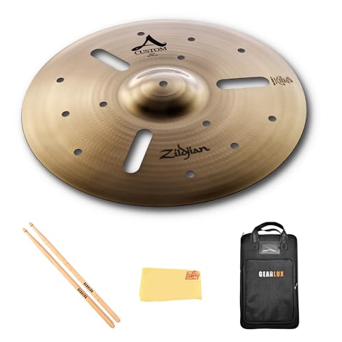 Zildjian A20818 18" A Custom EFX Cymbal w/ Drumstick Bag