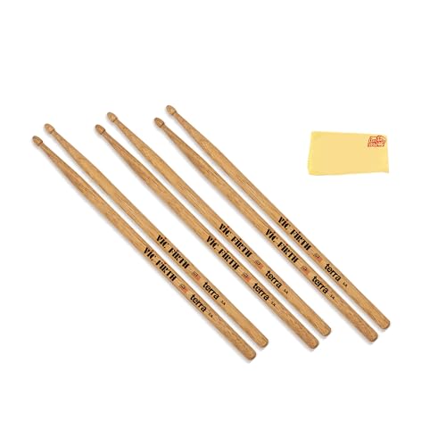 Vic Firth American Classic 5A Terra Series Drumsticks - 12 Pack
