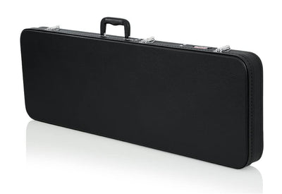 Gator GWE-ELEC Hardshell Wood Case for Electric Guitar w/ Instrument Cable
