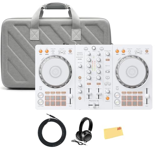 Pioneer DJ DDJ-FLX4 2-Channel DJ Controller - White w/ Case