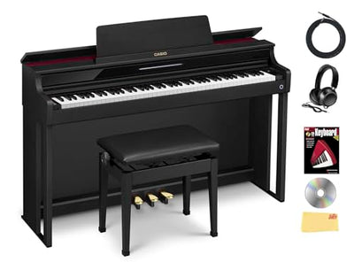 Casio AP-550 Celviano 88-Key Digital Piano - Black w/ Adjustable Bench