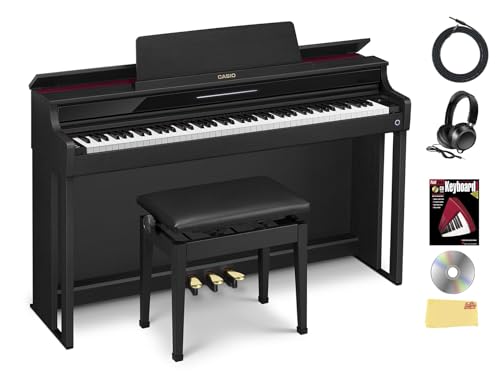 Casio AP-550 Celviano 88-Key Digital Piano - Black w/ Adjustable Bench