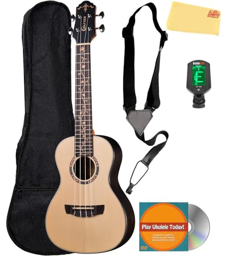 Crafter UC-27 Prestige Natural Tree Inlay Concert Ukulele w/ Hard Case