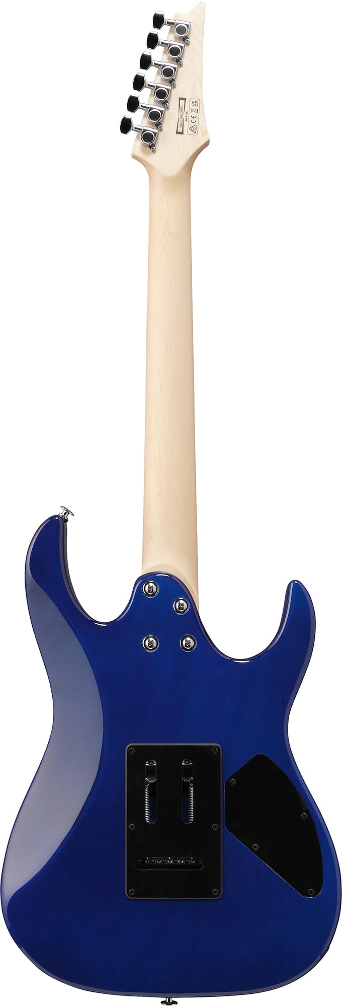 Ibanez GRX70QAL RG Gio Electric Guitar, Left Handed - Transparent Blue Burst w/ Amplifier