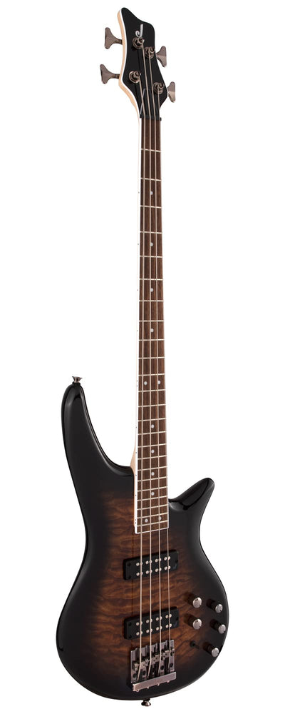 Jackson JS Series Spectra Bass JS3Q Bass Guitar - Dark Sunburst w/ Instrument Cable