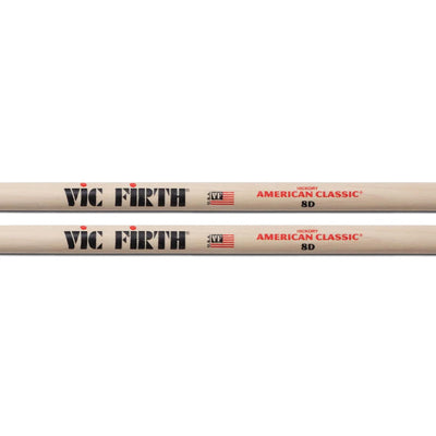 Vic Firth American Classic 8D Drumsticks - 12 Pack