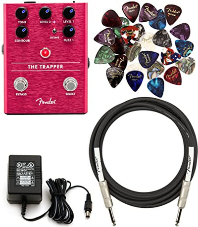Fender The Trapper Dual Fuzz Pedal w/ Power Supply