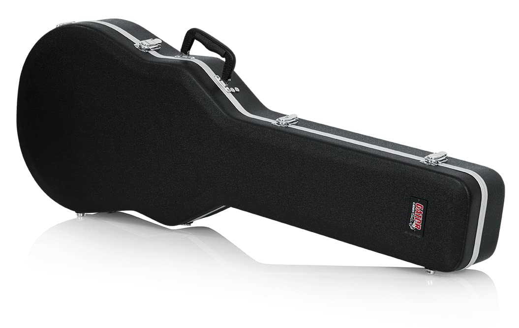 Gator GC-LPS Deluxe Molded Case for Gibson Les Paul - Black w/ Instrument Cable