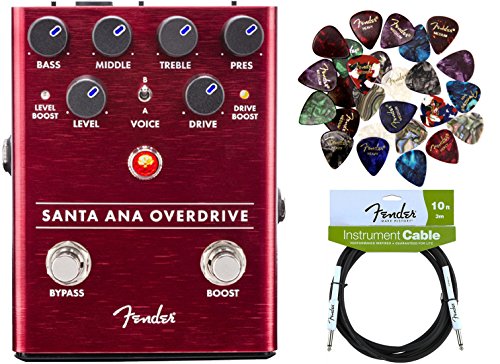 Fender Santa Ana Overdrive Pedal w/ Power Supply