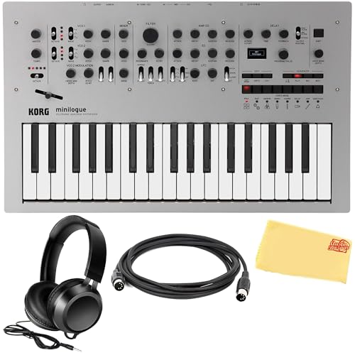 Korg Minilogue Polyphonic Analog Synthesizer w/ MIDI Cable
