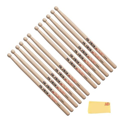 Vic Firth SRHTS Corpsmaster Multi-Tenor Ralph Hardimon Drumsticks - 6 Pack