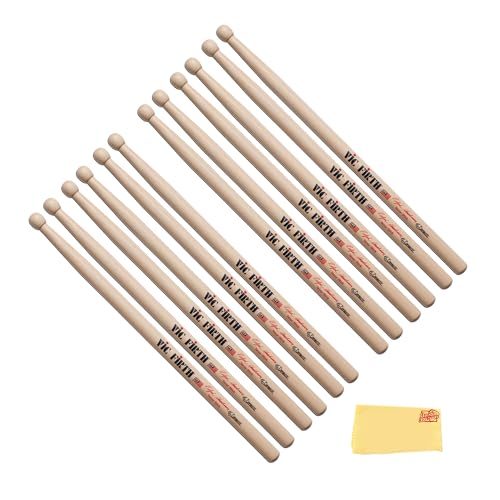 Vic Firth SRHTS Corpsmaster Multi-Tenor Ralph Hardimon Drumsticks - 6 Pack