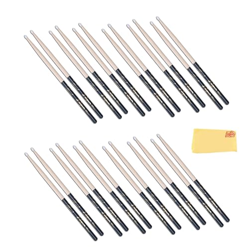 Zildjian 5A Nylon Black DIP Drumsticks - 12 Pack