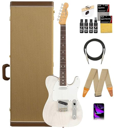 Fender Jimmy Page Mirror Telecaster - White Blonde w/ Tweed Case