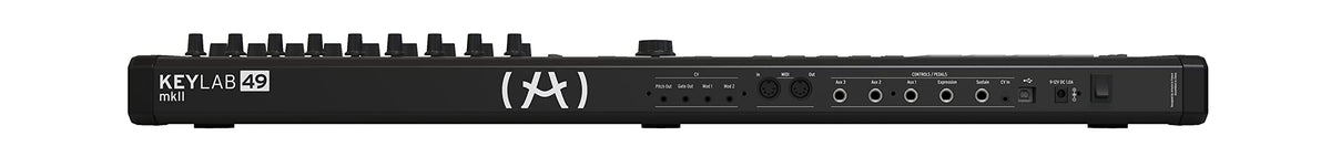 Arturia KeyLab 49 MkII Keyboard Controller - Black w/ Headphones