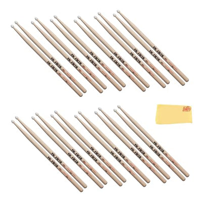 Vic Firth American Classic 2B Nylon Tip Drumsticks - 12 Pack