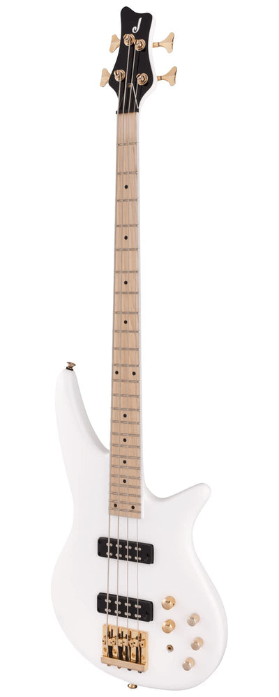 Jackson X Series Spectra Bass SBXM IV Bass Guitar - Snow White w/ Instrument Cable