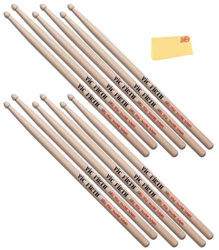Vic Firth Signature Series Nicko McBrain Drumsticks - 6 Pack
