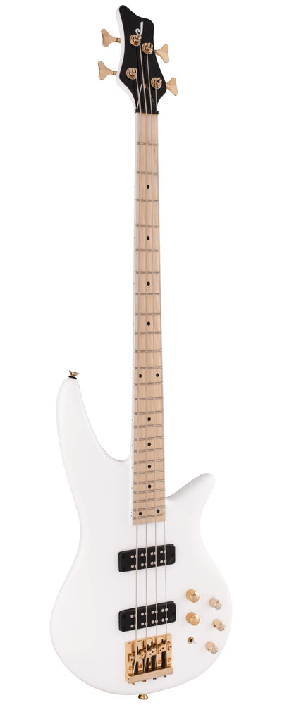 Jackson X Series Spectra Bass SBXM IV Bass Guitar - Snow White w/ Instrument Cable