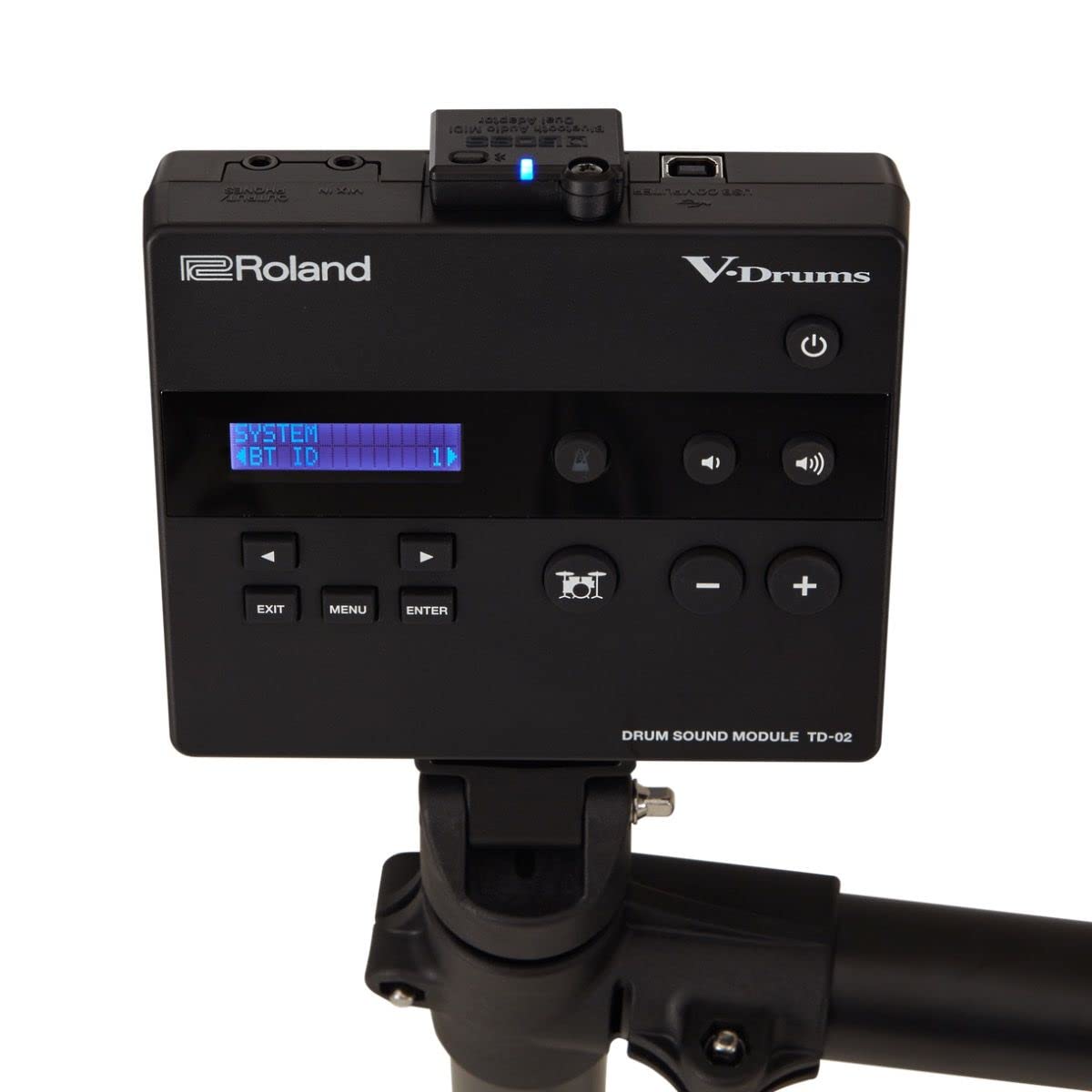 Roland TD-02KV V-Drums Electronic Drum Kit w/ Drum Throne