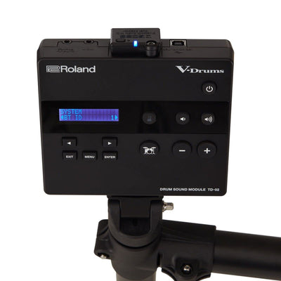 Roland TD-02KV V-Drums Electronic Drum Kit w/ Drum Throne