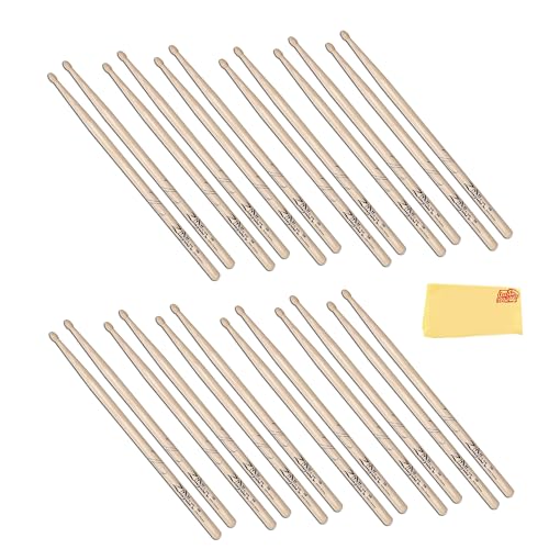 Zildjian 5B Drumsticks - 12 Pack