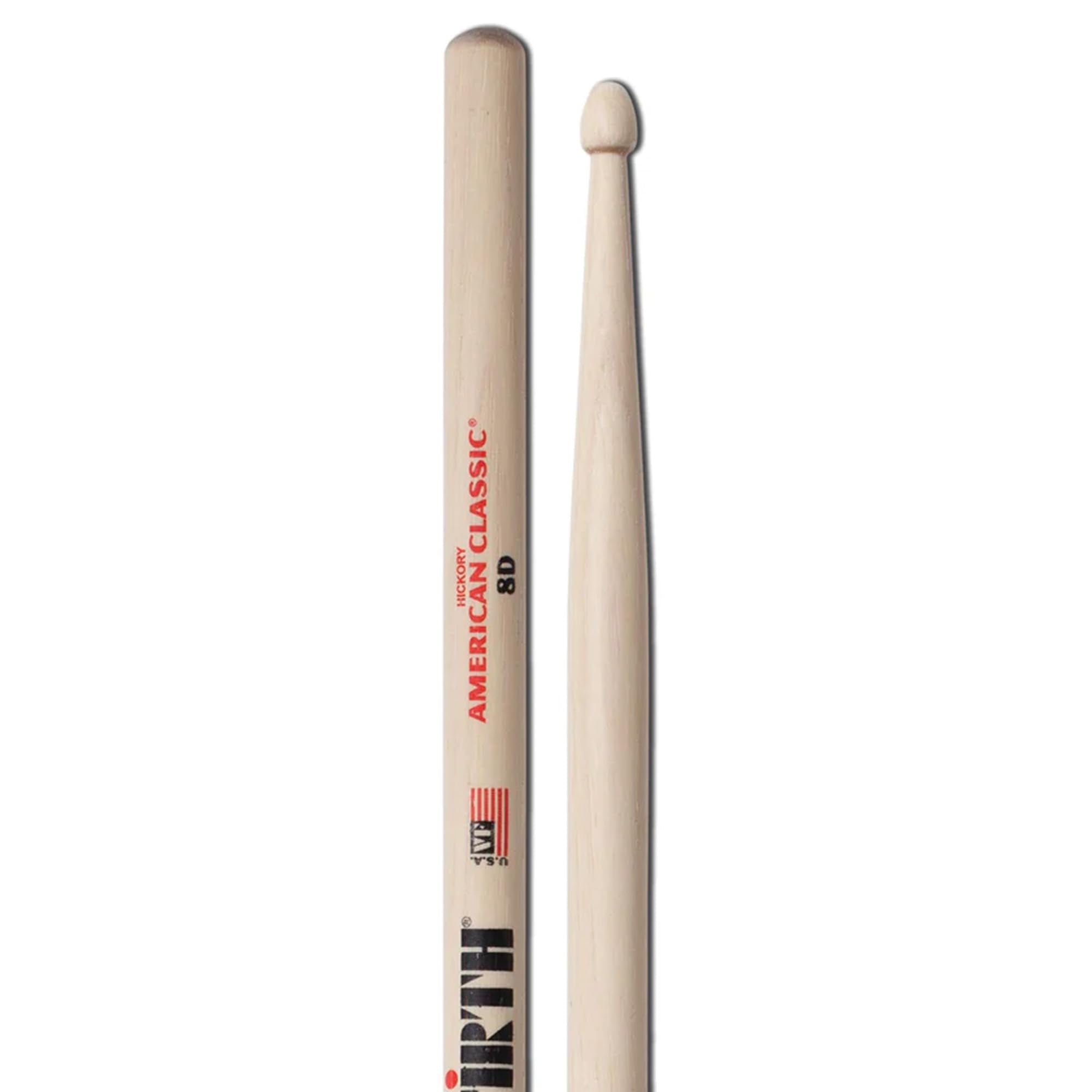 Vic Firth American Classic 8D Drumsticks - 12 Pack