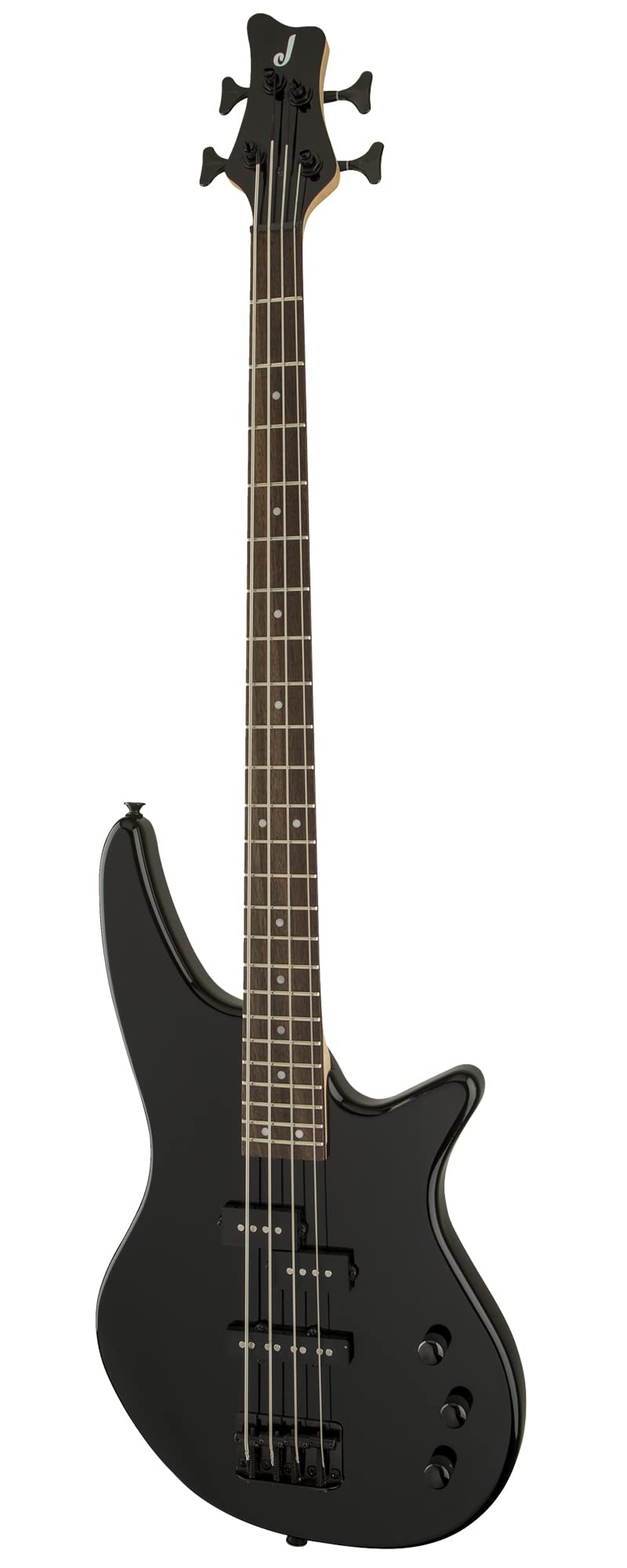 Jackson JS Series Spectra Bass JS2 Bass Guitar - Gloss Black w/ Instrument Cable