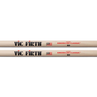 Vic Firth American Classic 8D Drumsticks - 6 Pack