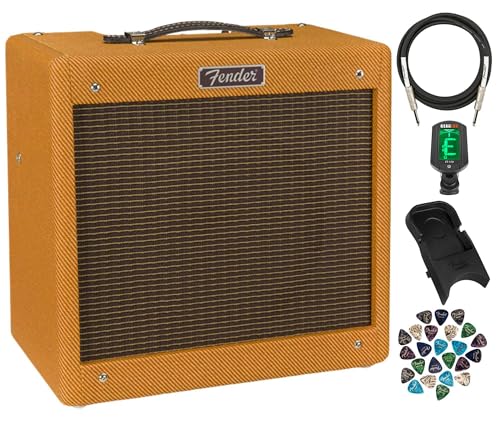 Fender Pro Junior IV Guitar Combo Amplifier - Lacquered Tweed w/ Fender Amperstand Guitar Cradle