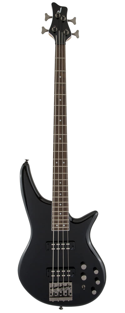 Jackson JS Series Spectra Bass JS3 Bass Guitar - Gloss Black w/ Instrument Cable