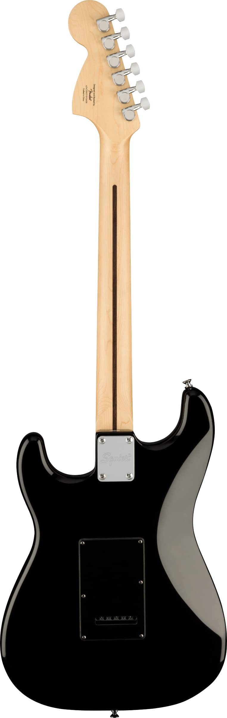 Fender Squier Affinity Stratocaster - Black Limited Edition Tortoise Shell Pickguard w/ Gig Bag