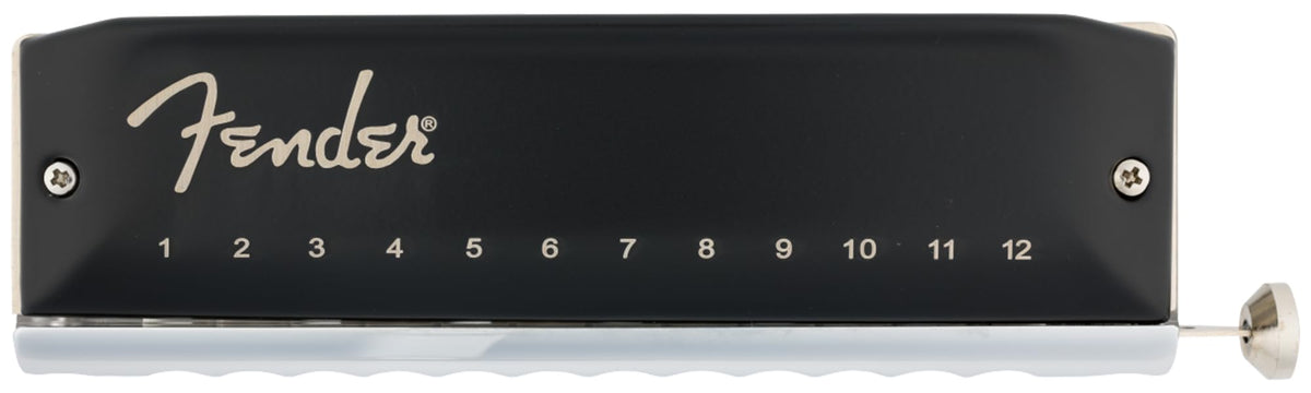 Fender Groove Pro Chromatic 12-Hole Harmonica - Key of C w/ Austin Bazaar Instructional Manual